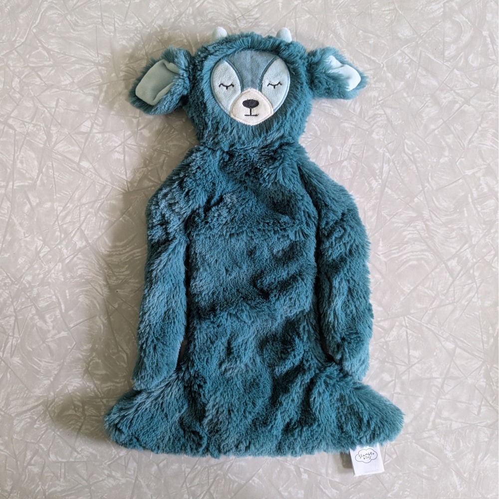 Slumberkins Jade Ibex Snuggler Teal Green Plush Stuffed Animal Lovey